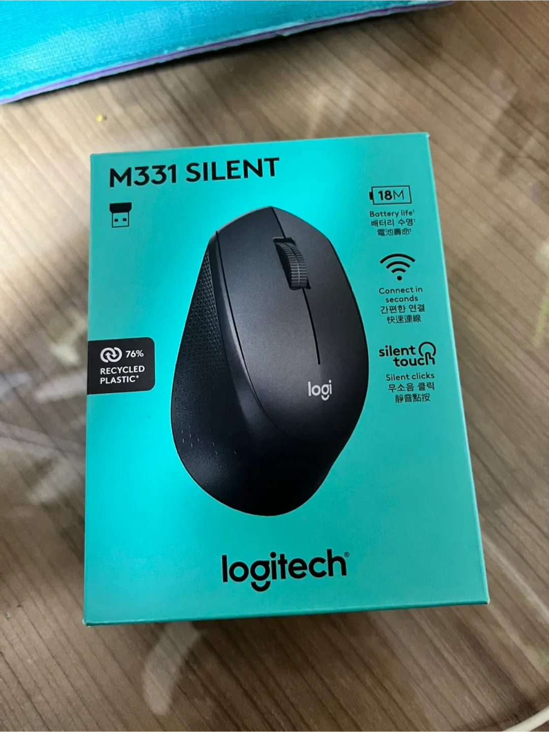 로지텍 M331 SILENT 무소음 무선 마우스 새제품