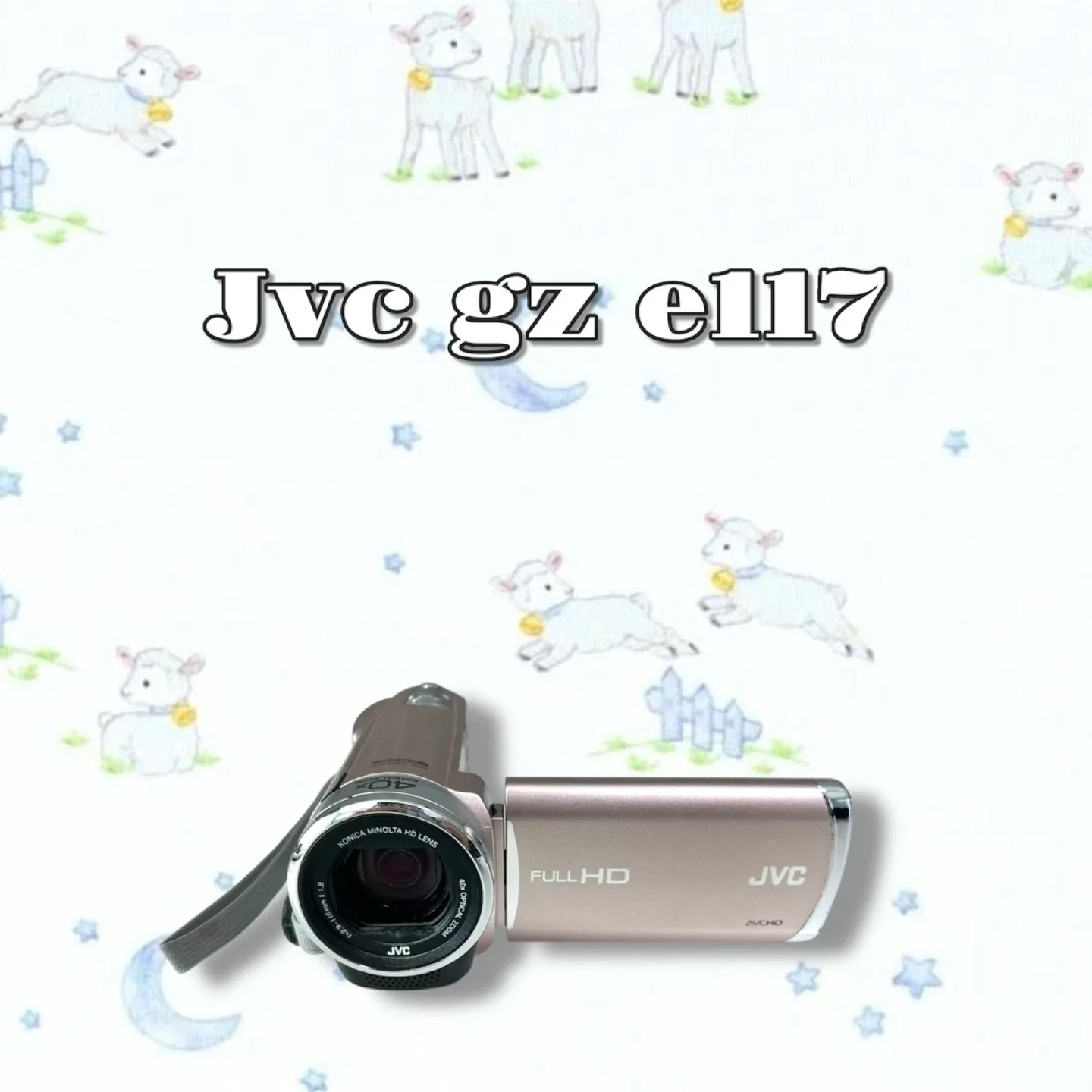 희귀컬러 / 입문자 추천 / Jvc gz 117 빈티지 캠코더