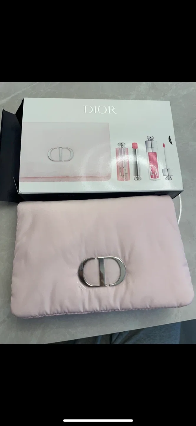디올 뷰티 세트 핑크 파우치 미개봉 새제품일괄