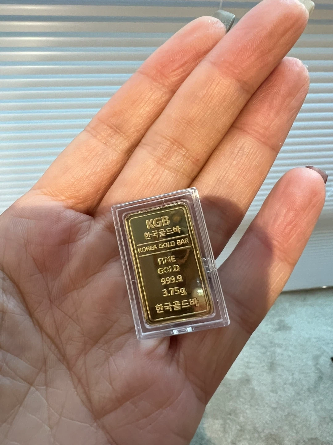 KGB 한국골드바 순금 3.75g (한 돈)