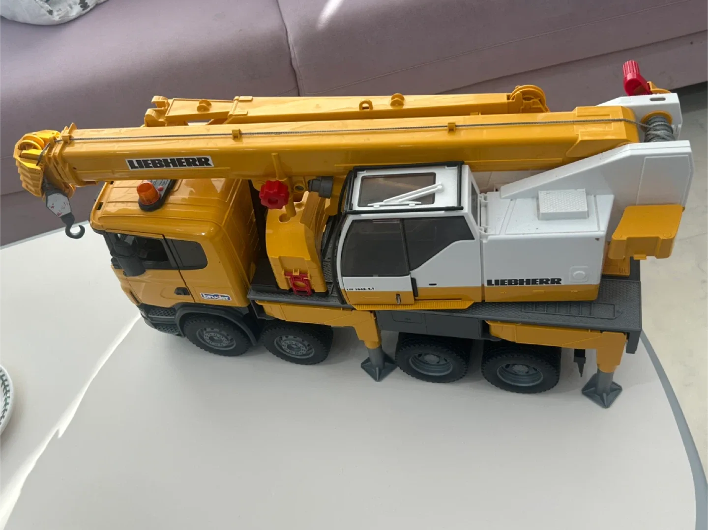 브루더 Liebherr 스카니아 크레인 트럭