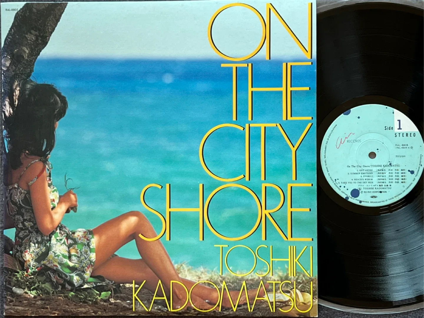 LP : Toshiki Kadomatsu - On The City Shore