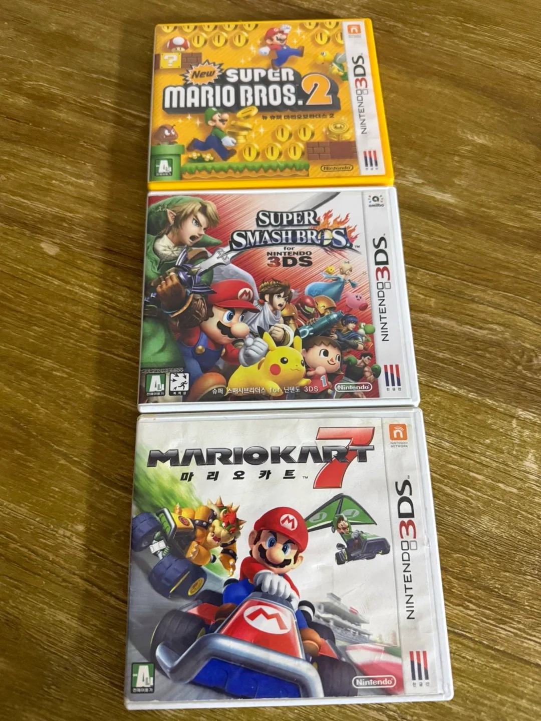 닌텐도 3DS 게임 3종 세트 (마리오카트 외)