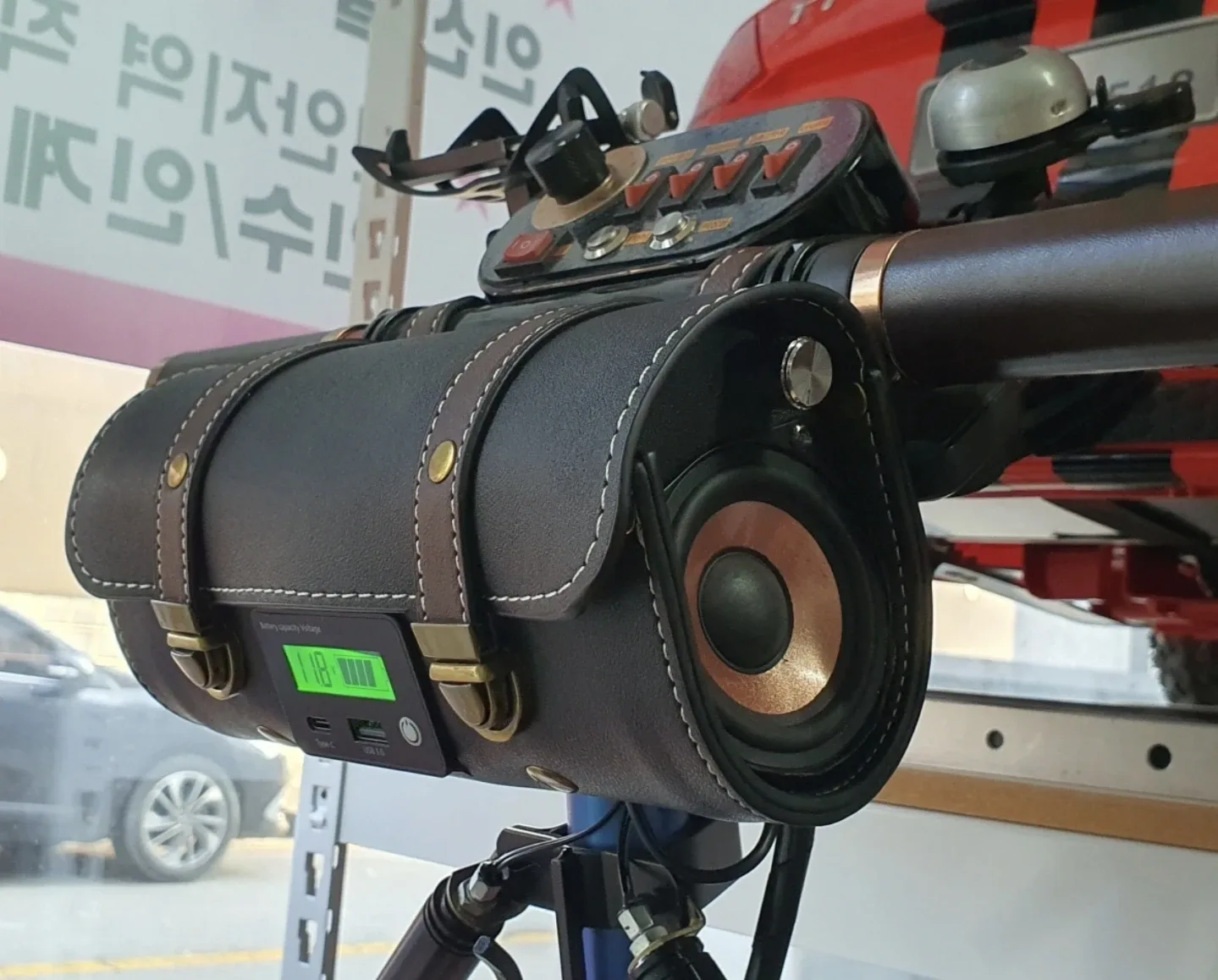 클래식 가방형 파워뱅크(블루투스 스피커 내장)
