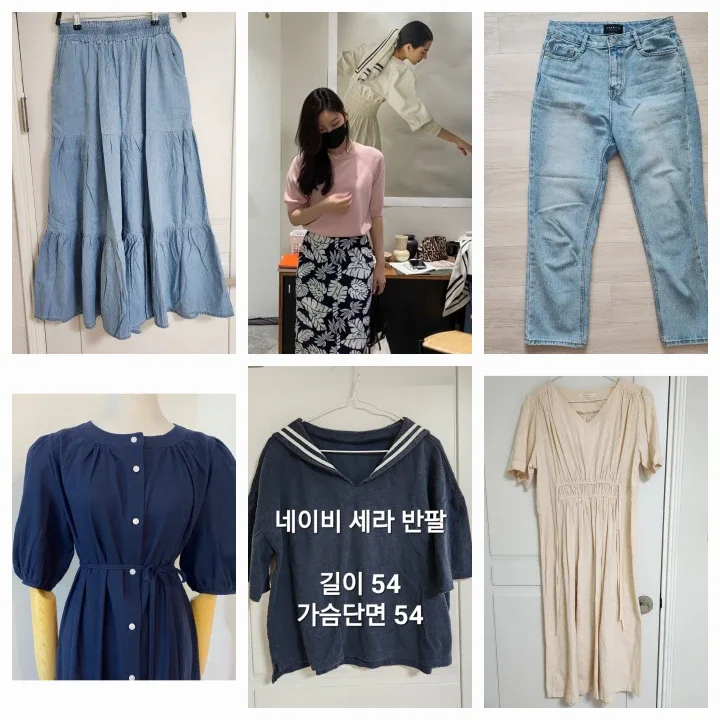 여름옷 정리 (원피스, 스커트, 상의)