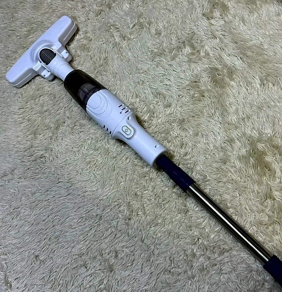 원룸 차량 휴대용 청소기 // 간편 충전식 2종류 분리 길이 조절형