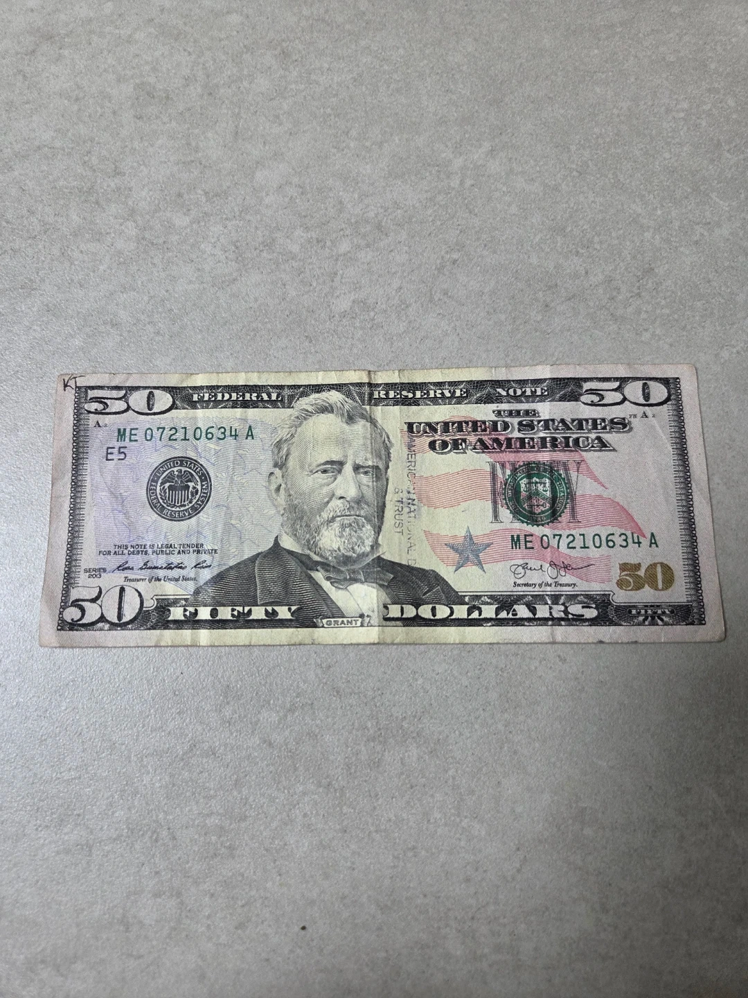 50달러 지폐 | 티켓/교환권 | 당근 중고거래