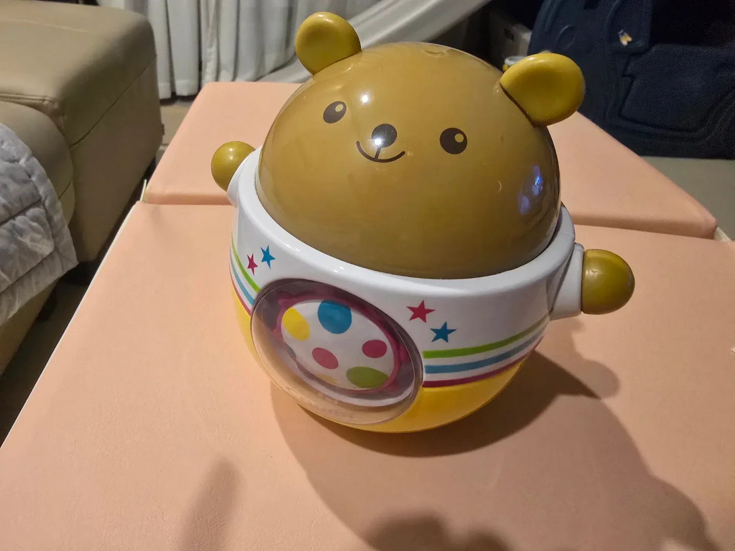 콤비 곰돌이 오뚝이 장난감