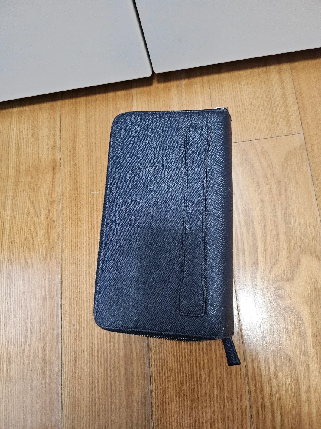 프라다 사피아노 블랙 장지갑