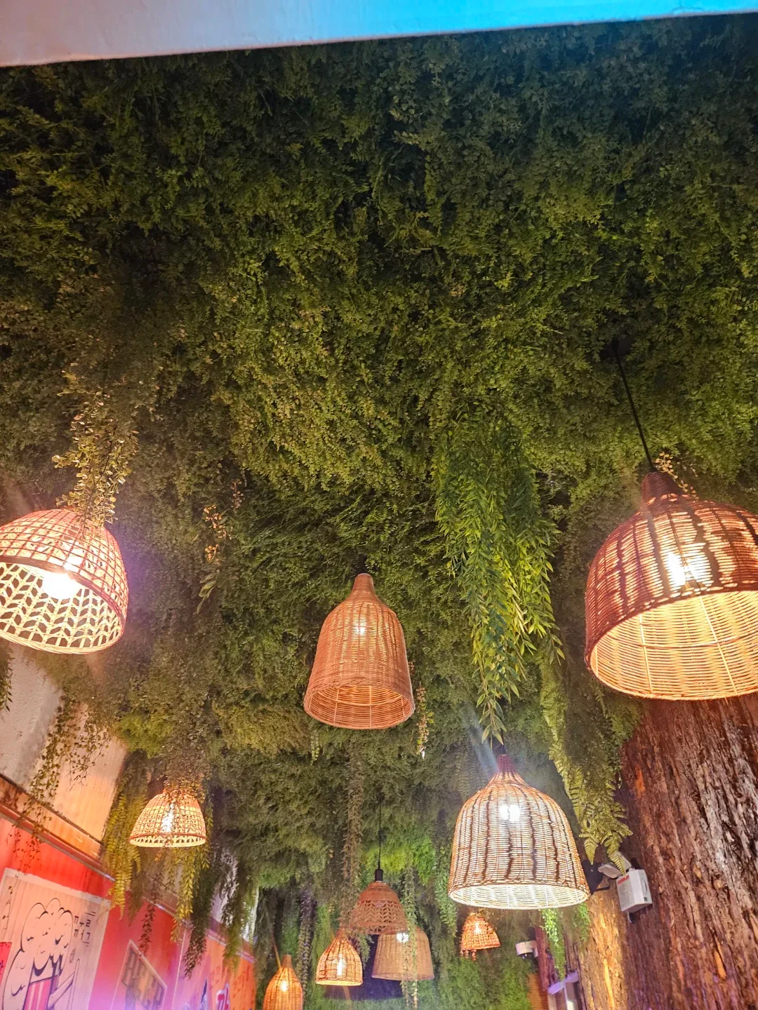 벽에붙이는 인조식물