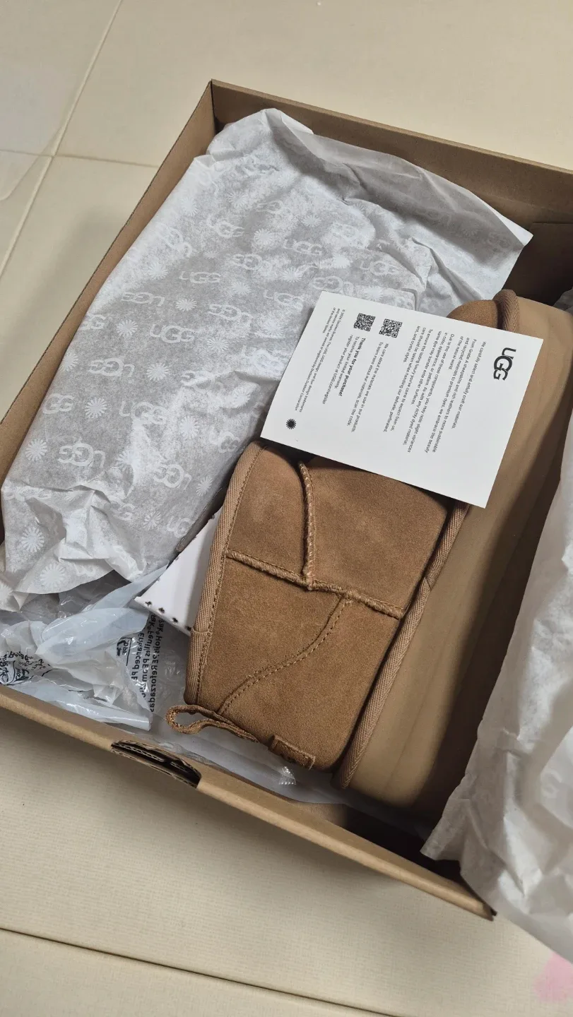 어그 UGG 클래식 울트라 미니 플랫폼 체스넛 230 새상품