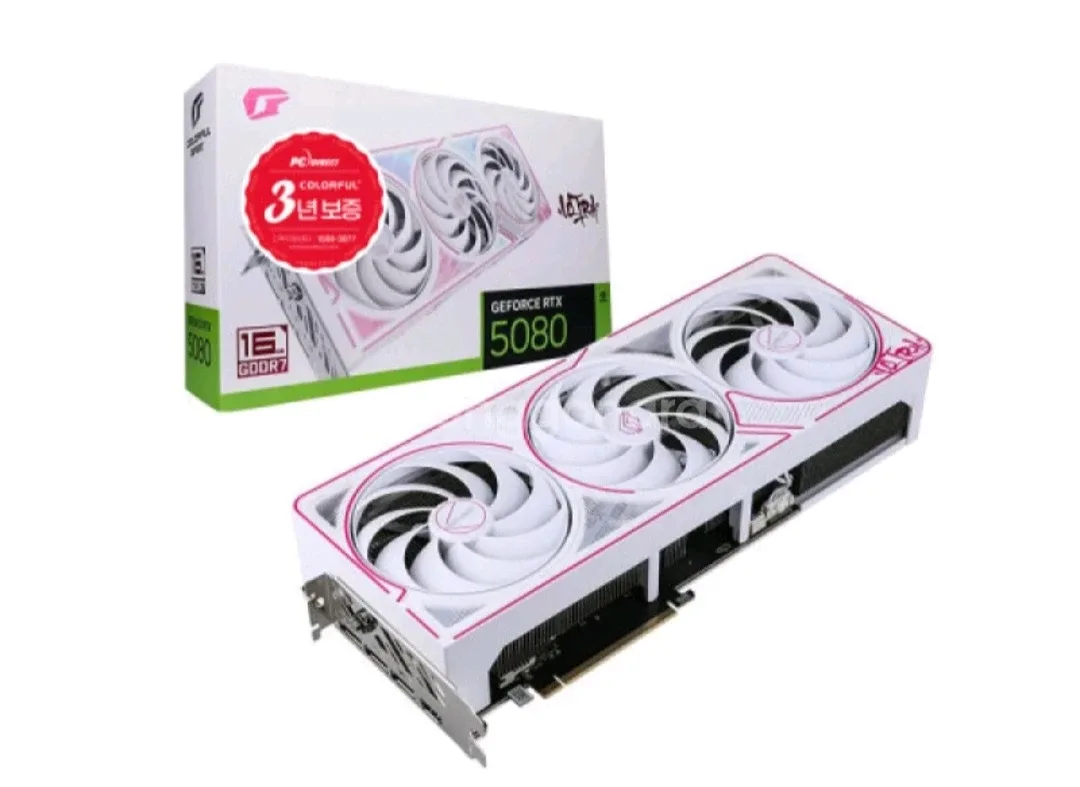 COLORFUL iGame 지포스 RTX 5080 ULTRA OC D7 16GB White 피씨디렉트 새 것