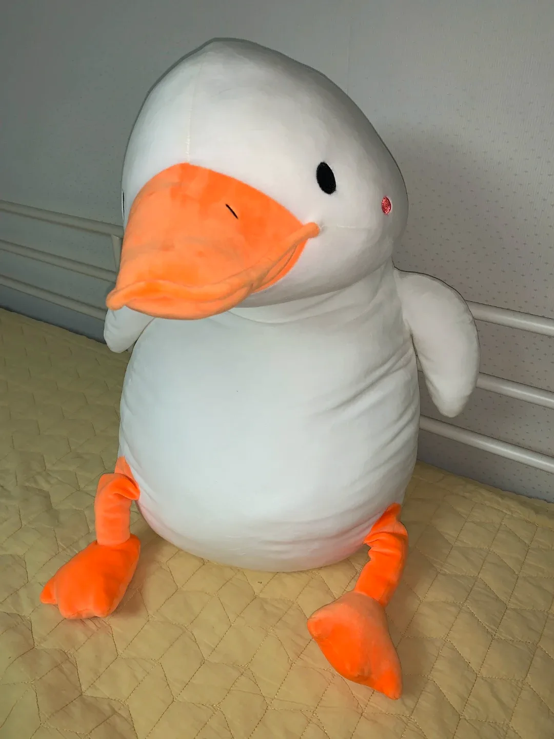 흰색 오리 인형