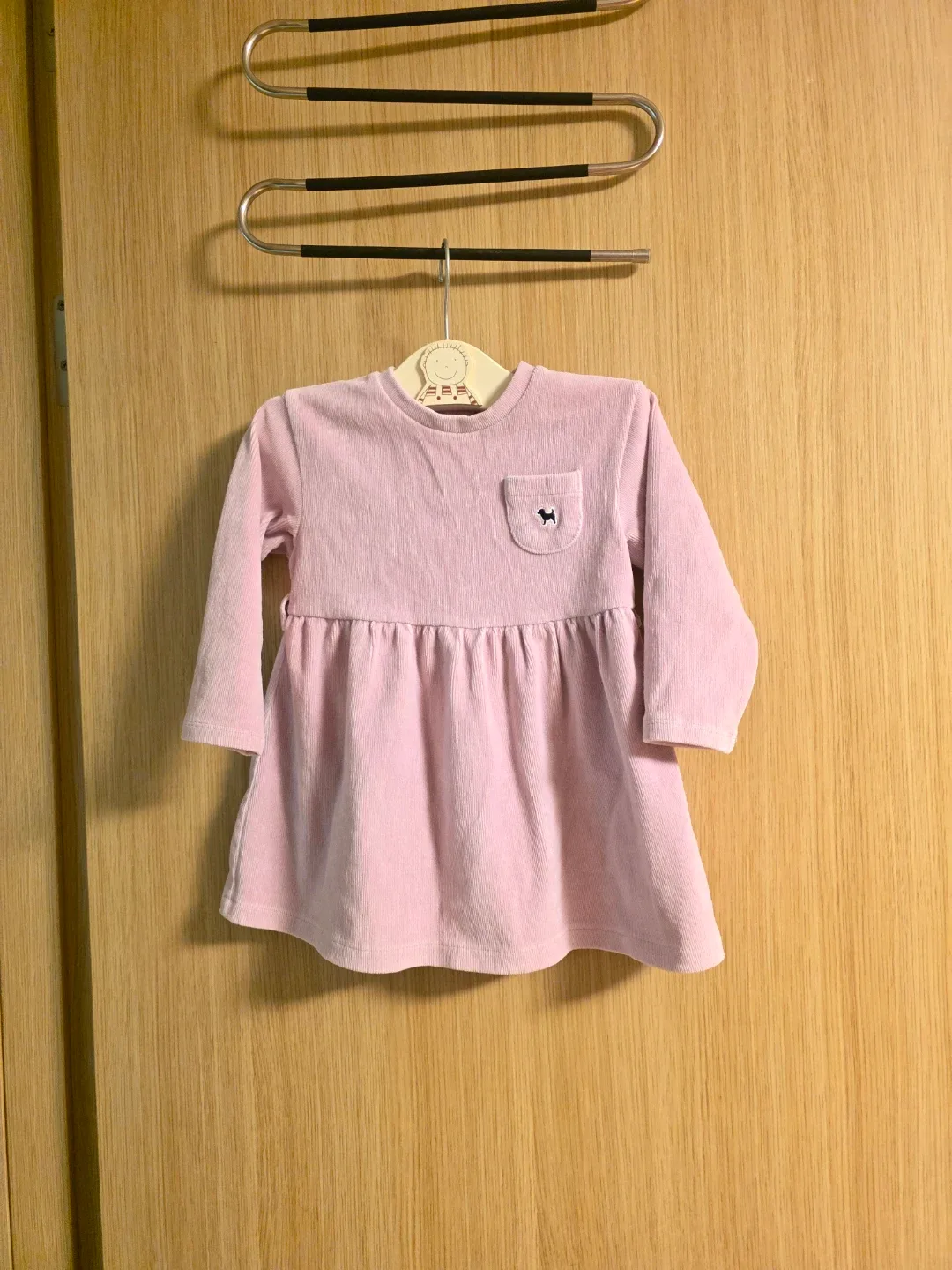 블루독베이비 핑크 코듀로이 원피스 100cm