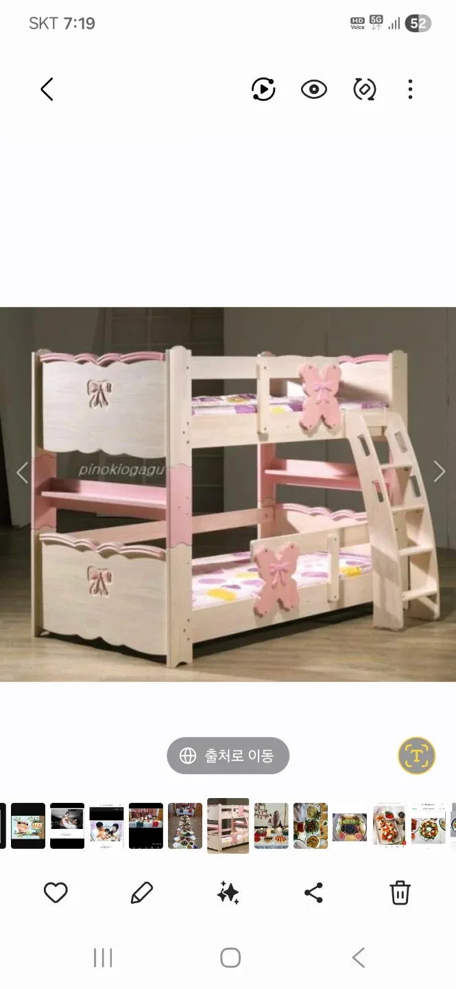 원목 어린이 2층침대, 책상, 화장대