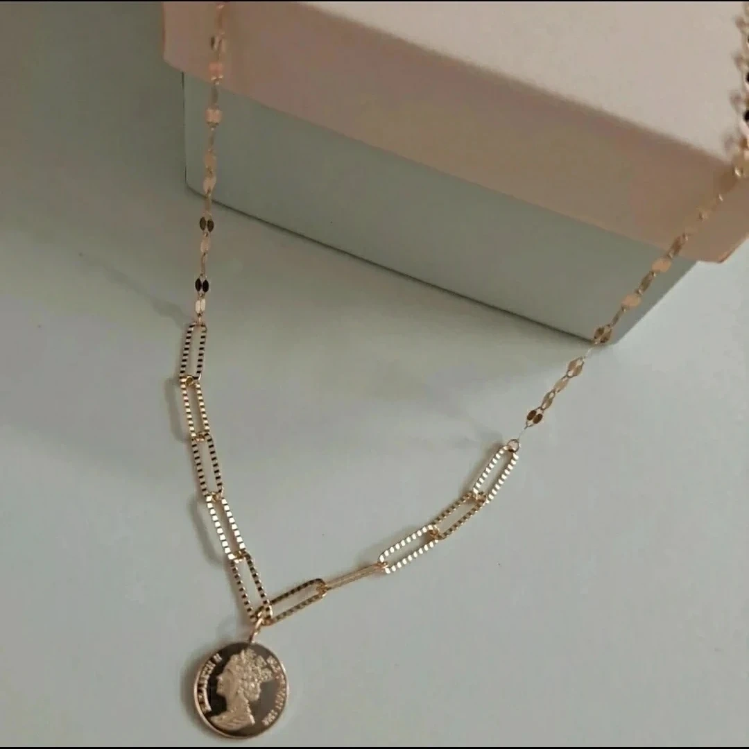 14k 코인목걸이 | 여성잡화 | 당근 중고거래