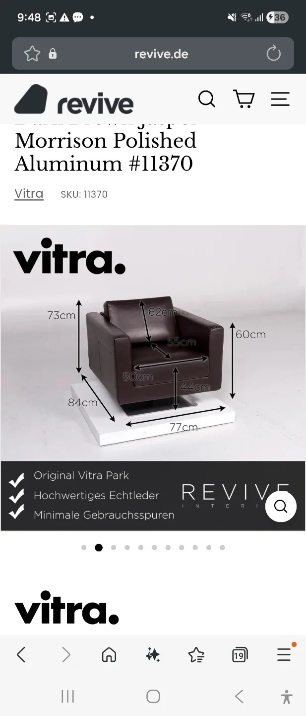 비트라 체어 vitra Park chair by Jasper Morrison