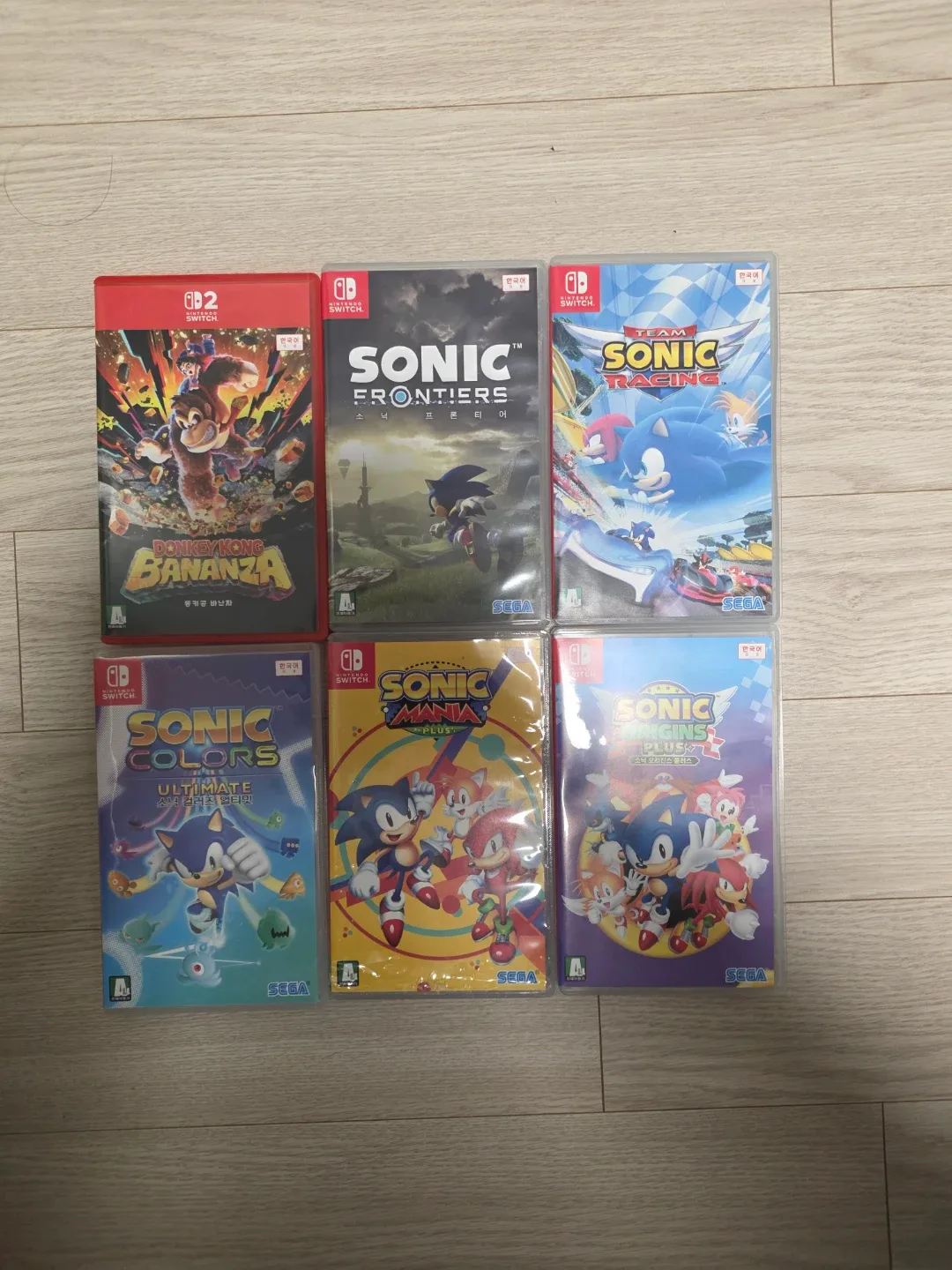 닌텐도 스위치 소닉 시리즈 외 게임 6종 일괄
