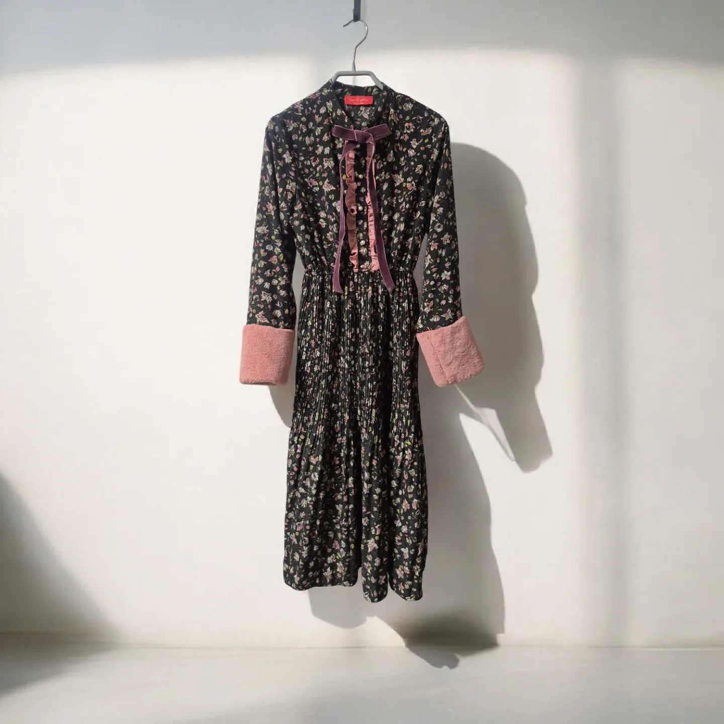 플라워 롱 원피스 55size