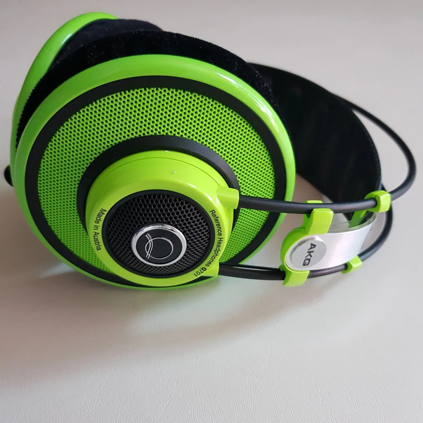 한정판 명품 헤드폰 AKG Q701 그린 판매합니다.