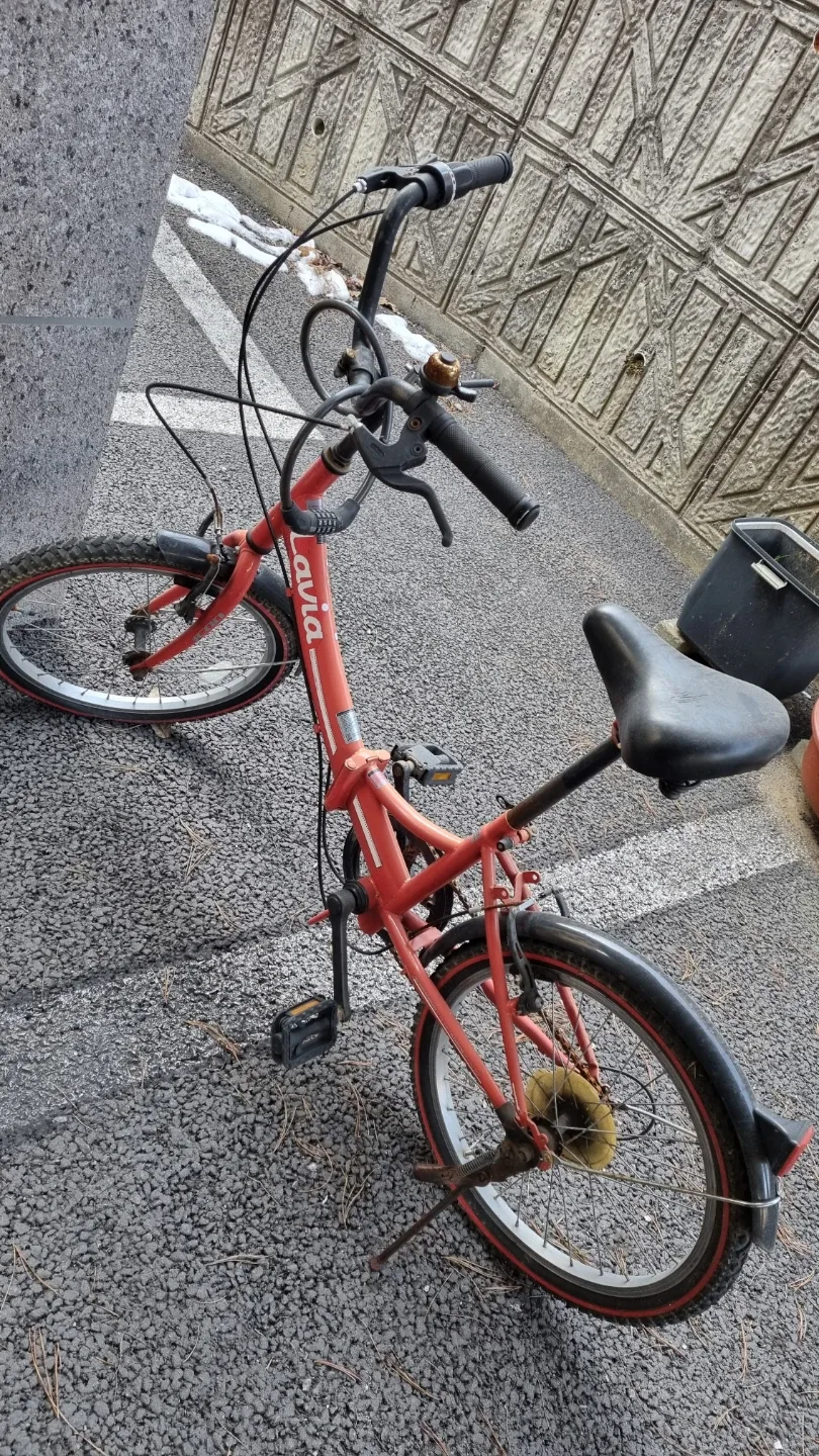 라바 접이식 미니 자전거