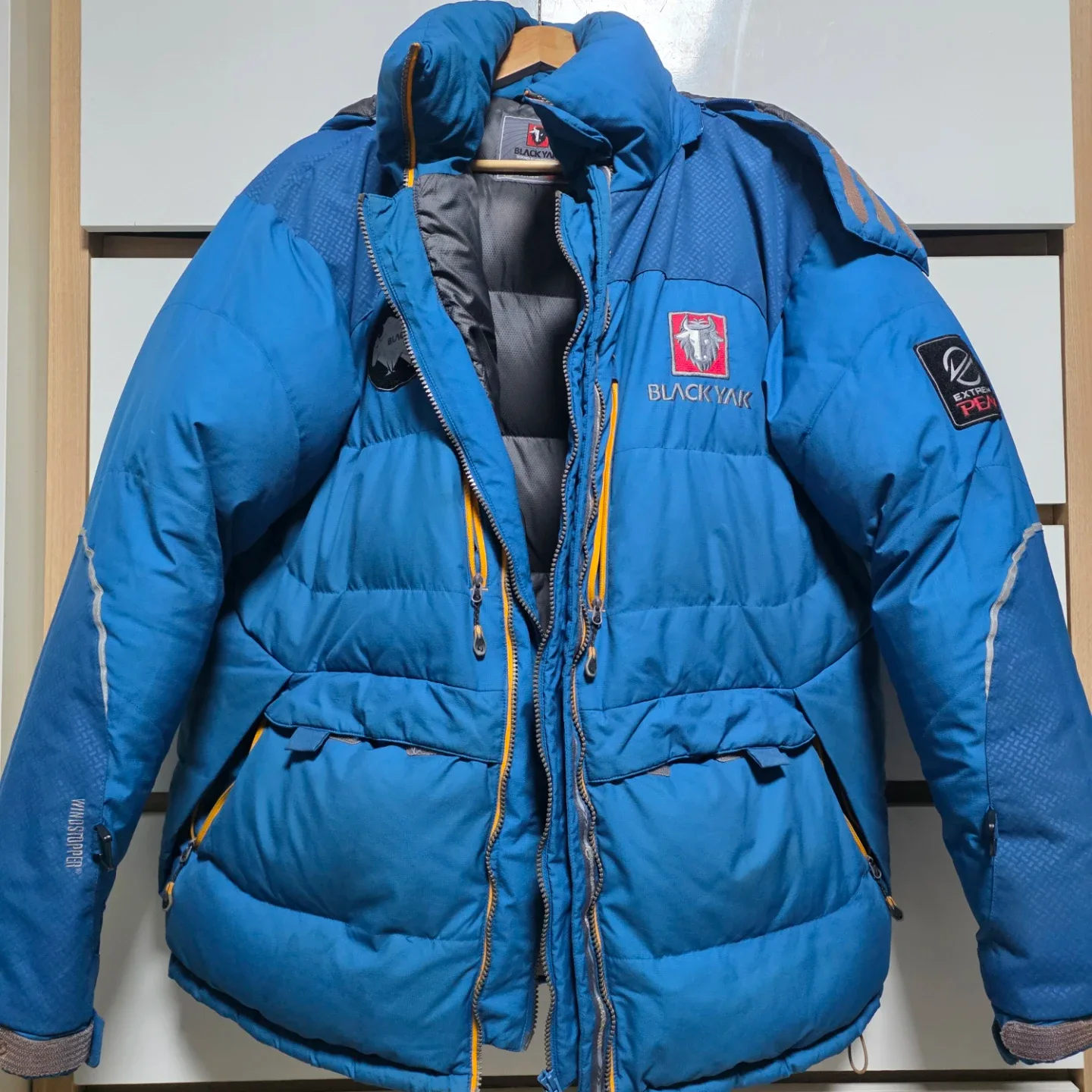 히말라야 블랙야크 대장패딩 헝가리 구스 윈드스토퍼 남성 패딩 110-115 빅사이즈