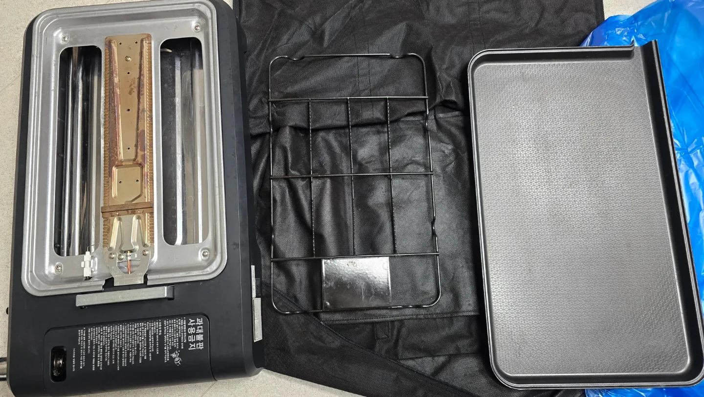 캠핑용 버너, 와이드 그릴, 전 붙이기