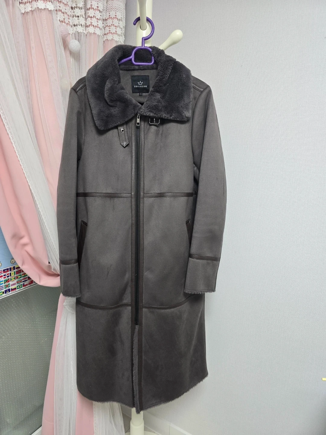 코인코즈 롱 무스탕 | 여성의류 | 당근 중고거래