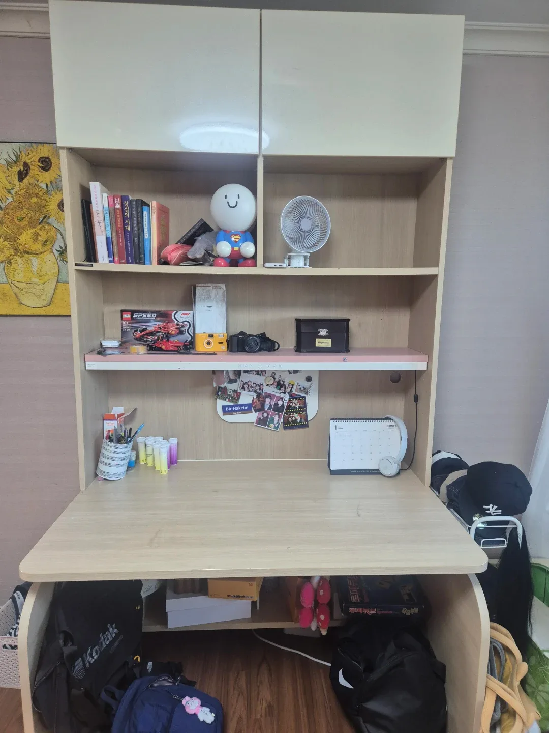 무료나눔책상 책장 세트