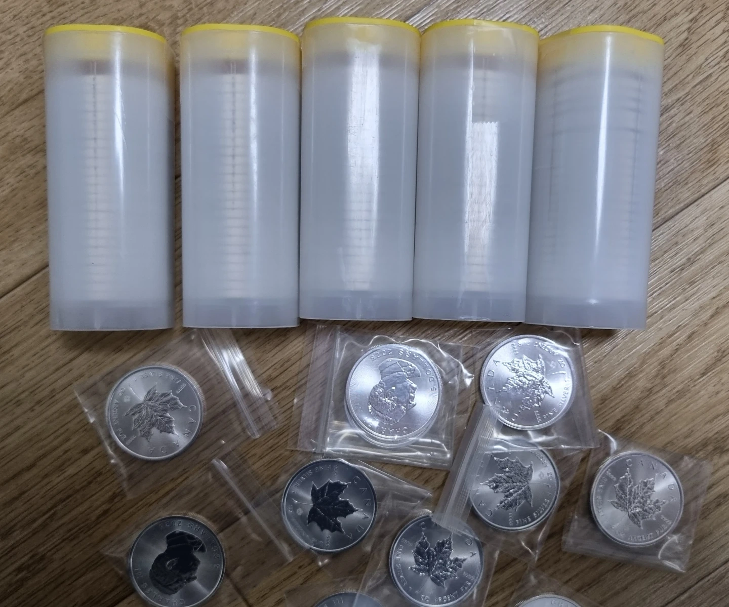 캐나다 메이플리프 9999 실버코인 튜브 은화 | 취미/게임/음반 | 당근 중고거래