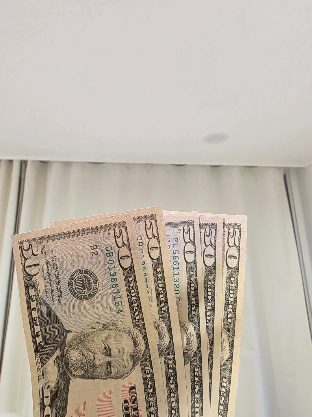 미국 50달러 지폐 5장 (총 250달러) | 티켓/교환권 | 당근 중고거래