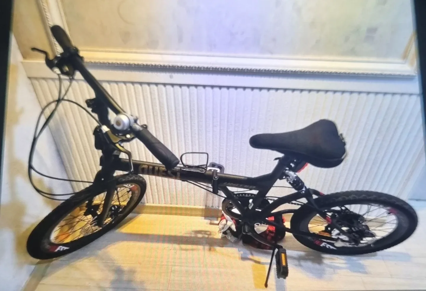 AUEST성인용 접이식 자전거 기어8단 경량 20인치 미니벨로