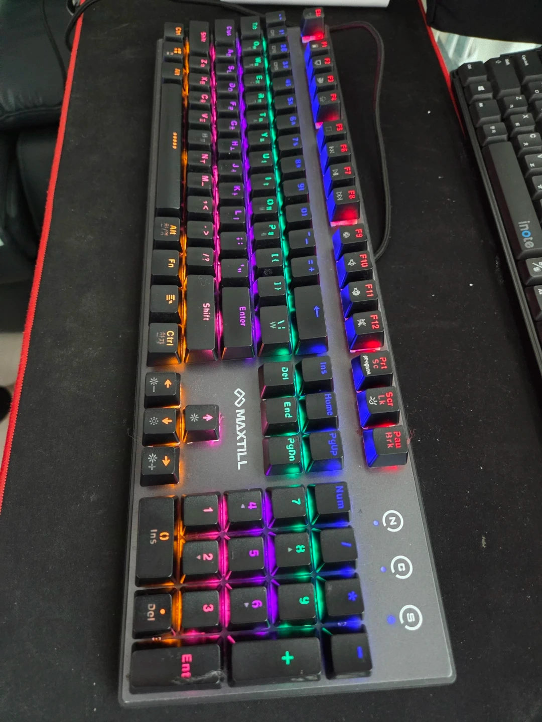 MAXTILL TRON G610K V2 RGB 기계식 게이밍 키보드 (갈축) | 디지털기기 | 당근 중고거래