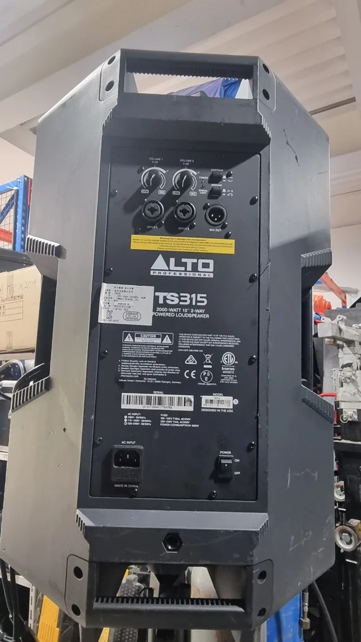 ALTO TS315 스피커 & TS318S 서브우퍼 세트