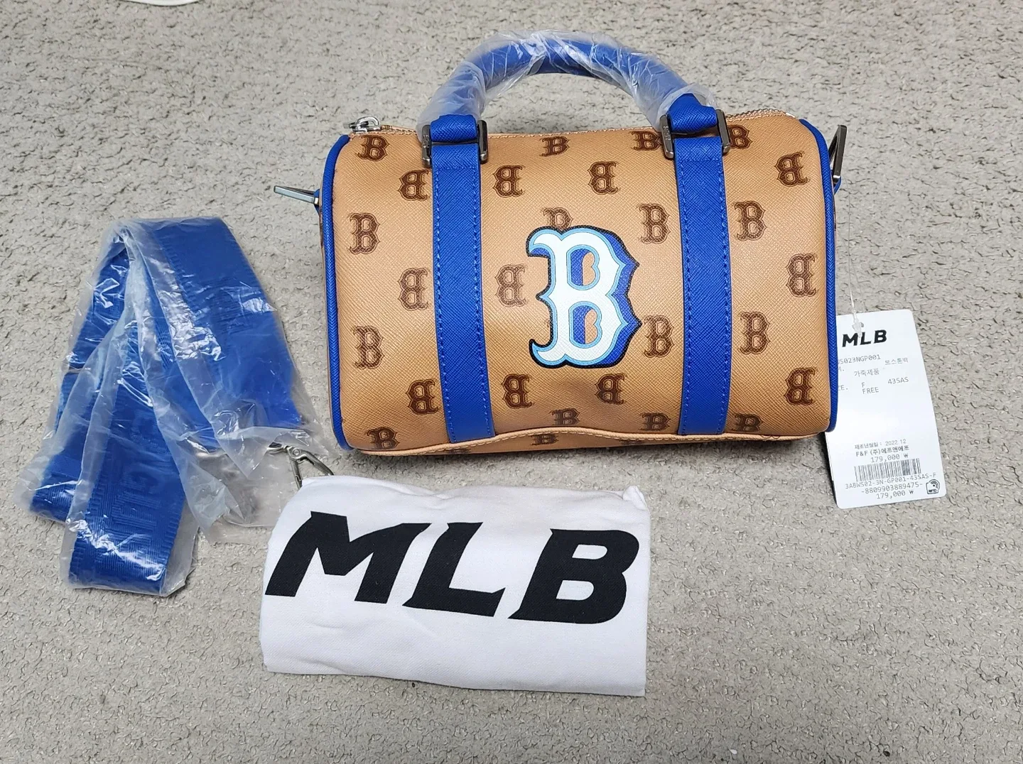 MLB 보스턴 배럴백 새상품