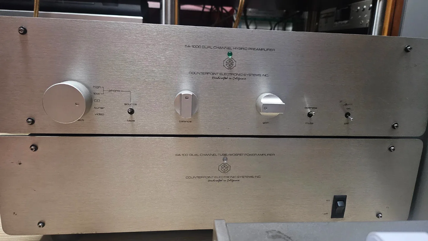 진공관 프리 파워 카운터포인트 SA-1000, SA-100