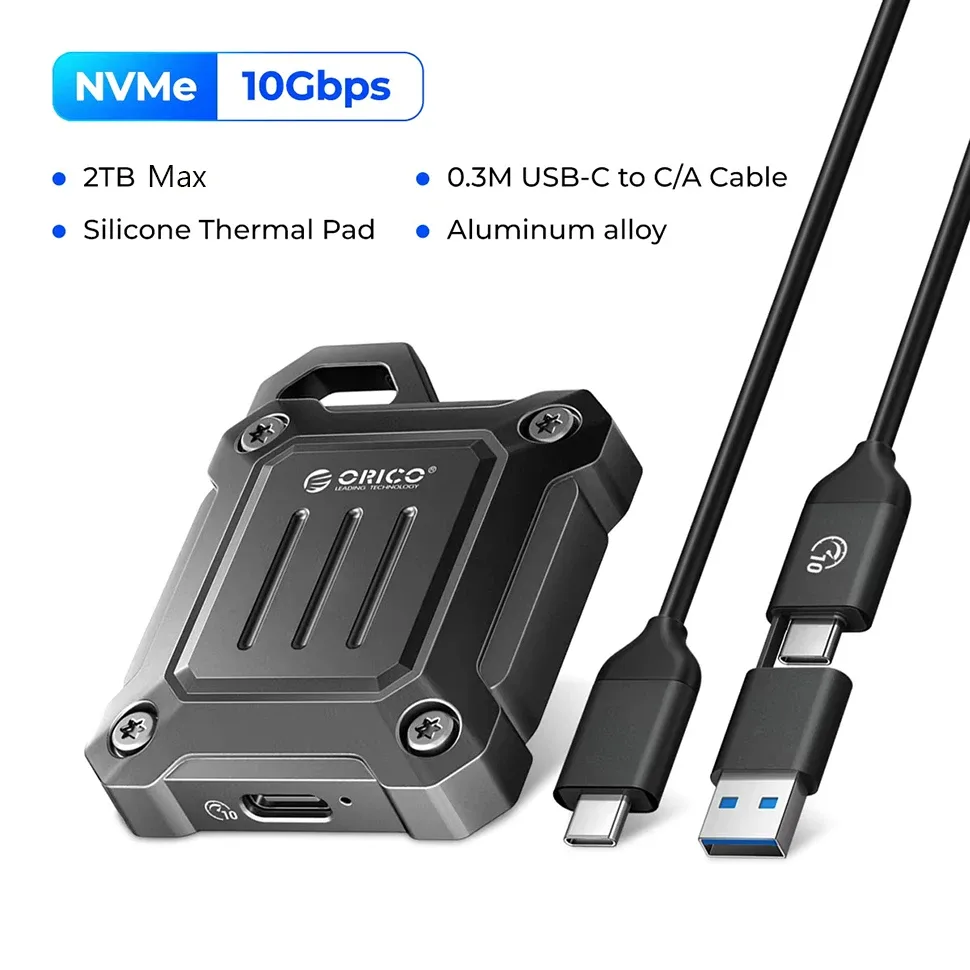 ORICO M.2 NVMe SSD 인클로저