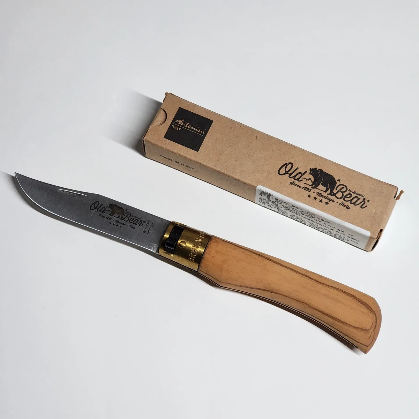 [새제품] 안토니니 올드 베어 클래식 나이프 올리브 9L 캠핑칼 폴딩 접이식칼 잭나이프