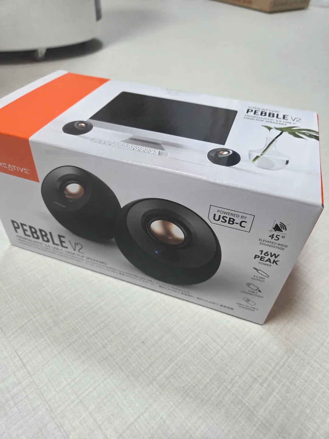 크리에이티브 페블 V2 USB-C 스피커 미개봉