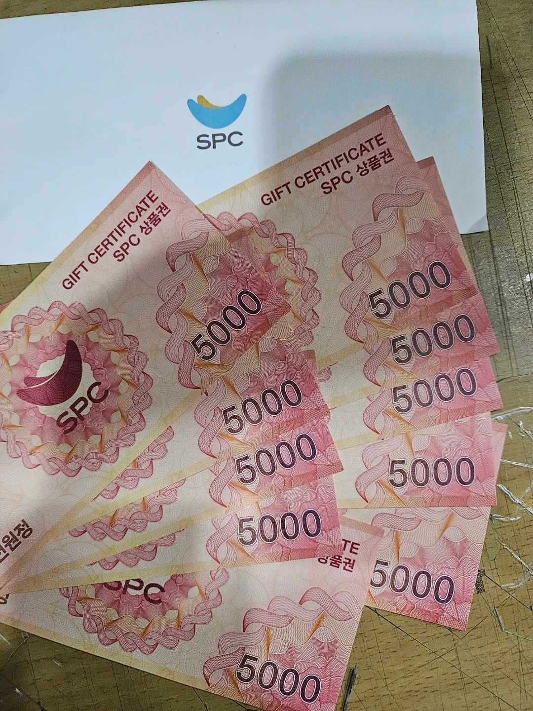 SPC 상품권 4만5천원