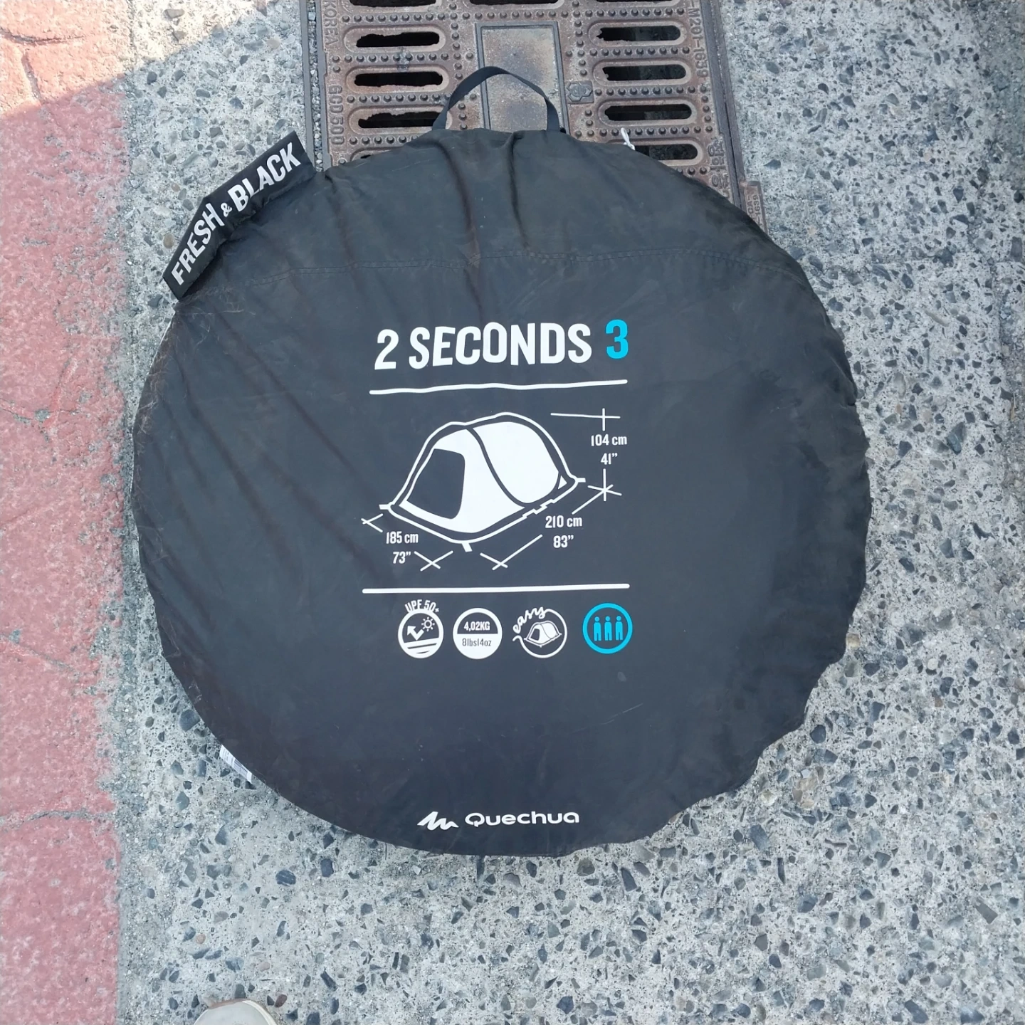 데카트론 퀘차 2초 3인용 팝업텐트 | 스포츠/레저 | 당근 중고거래