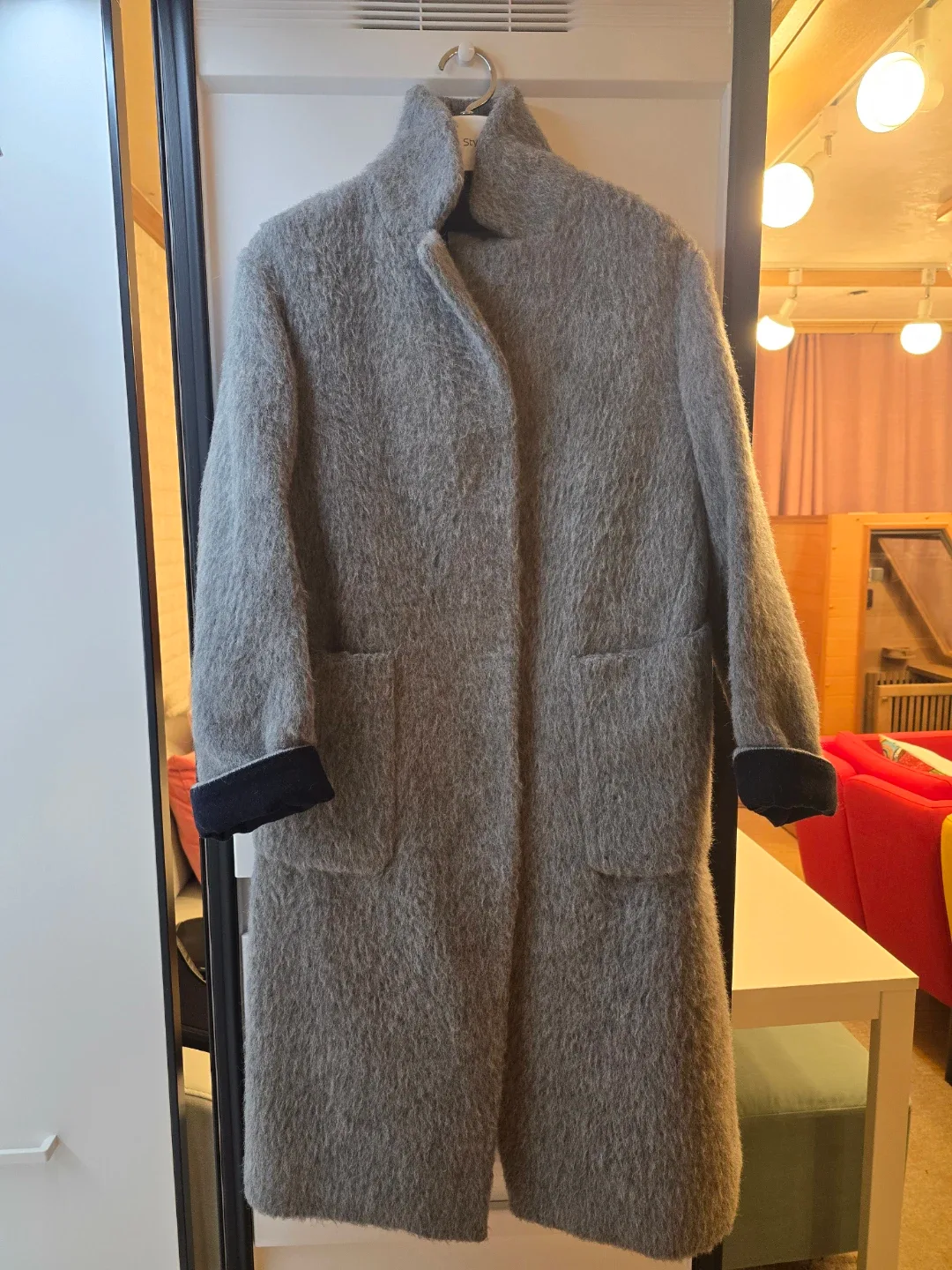 김서룡 SO.WOOL 알파카 혼방 롱 코트 85(55)