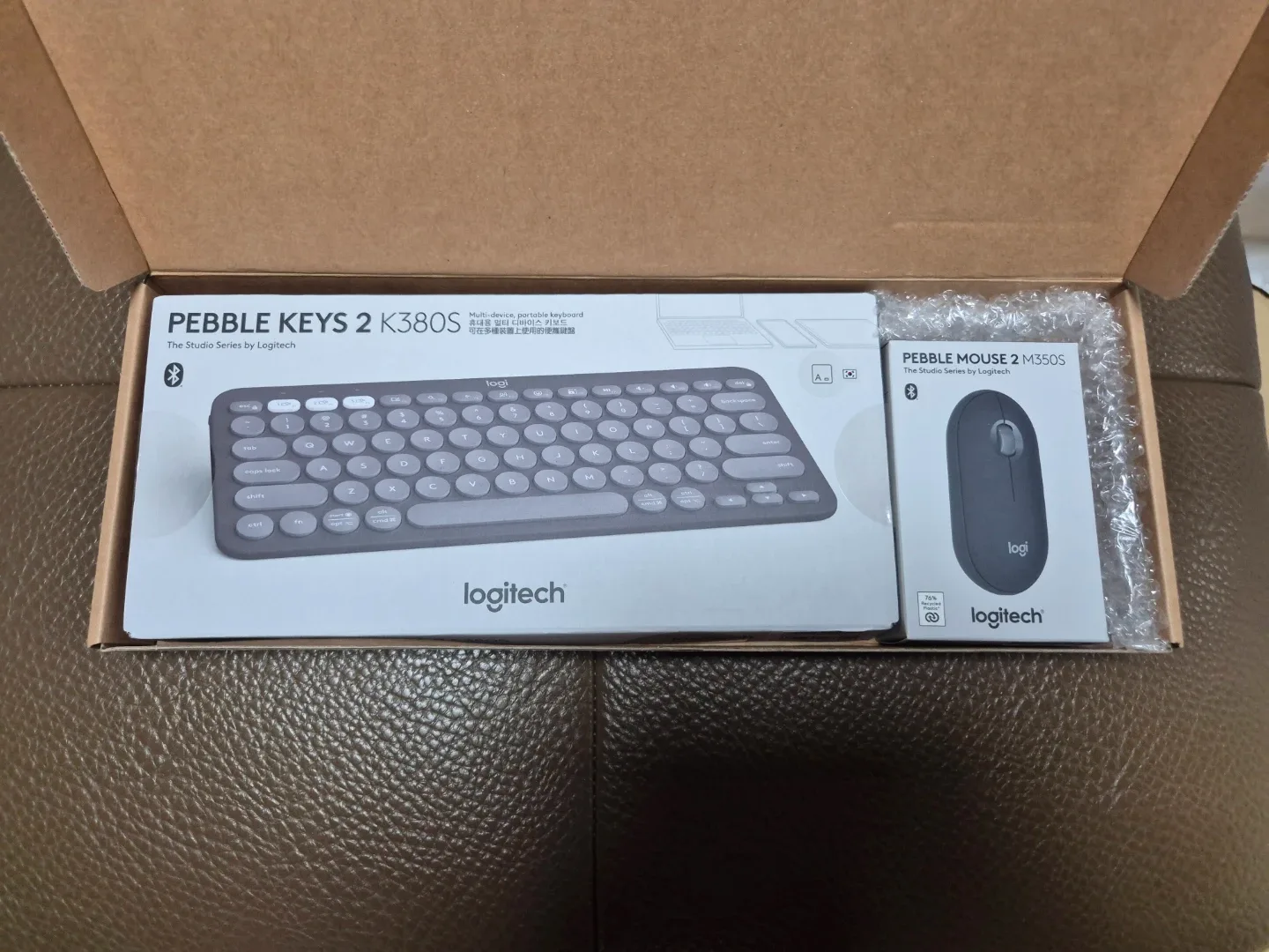 로지텍 PEBBLE KEYS 2 K380S 키보드+마우스