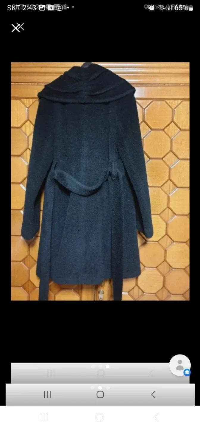 쉬즈미스 블랙 코트