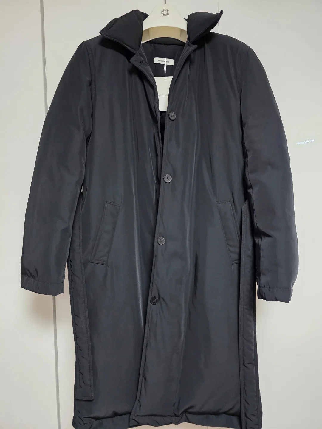 (새상품)원스 스탠다드 패딩 코트 블랙 새상품