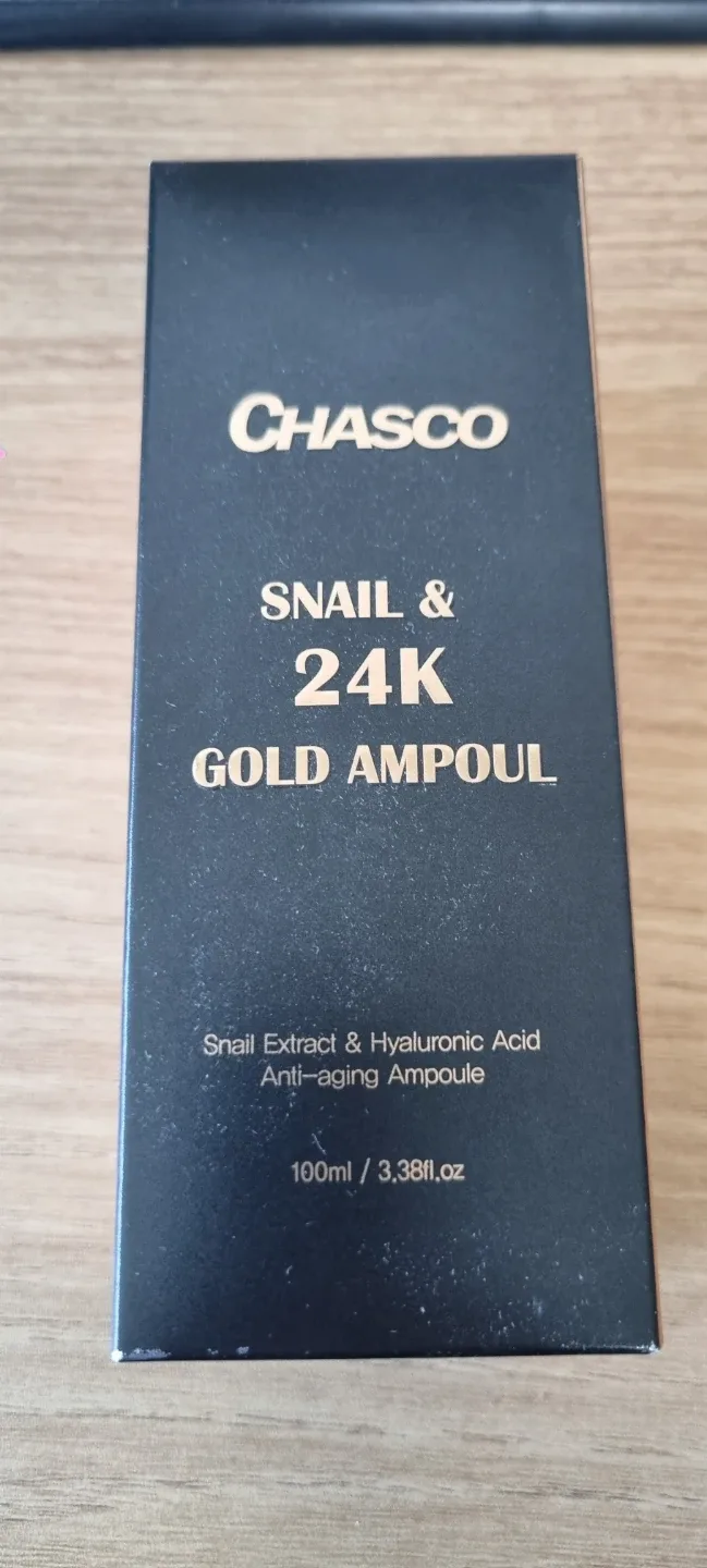 앰플 화장품 CHASCO 스네일 & 24K 골드 앰플 새상품