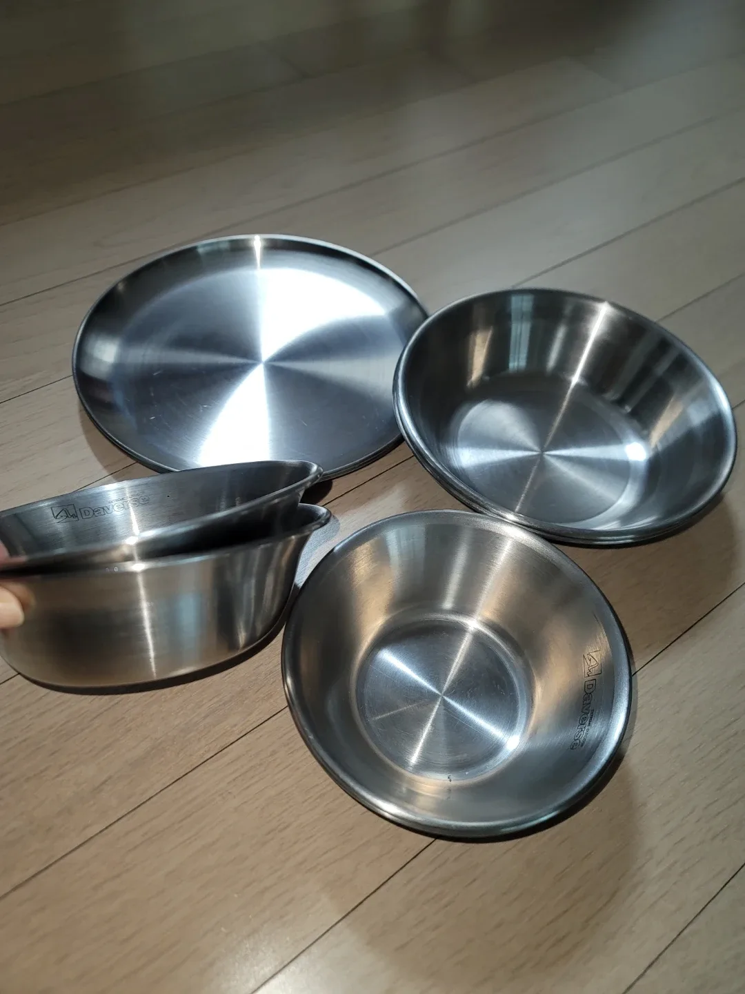 Daycase 스텐 컵/접시 캠핑용 세트