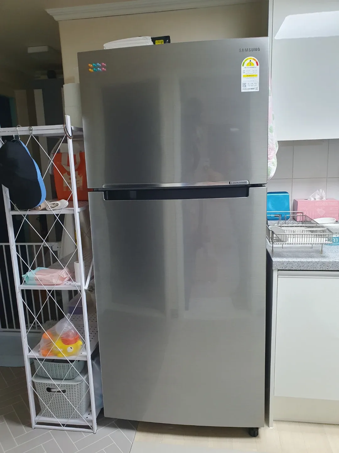 삼성 2도어 냉장고 RT50T603HS8 499L