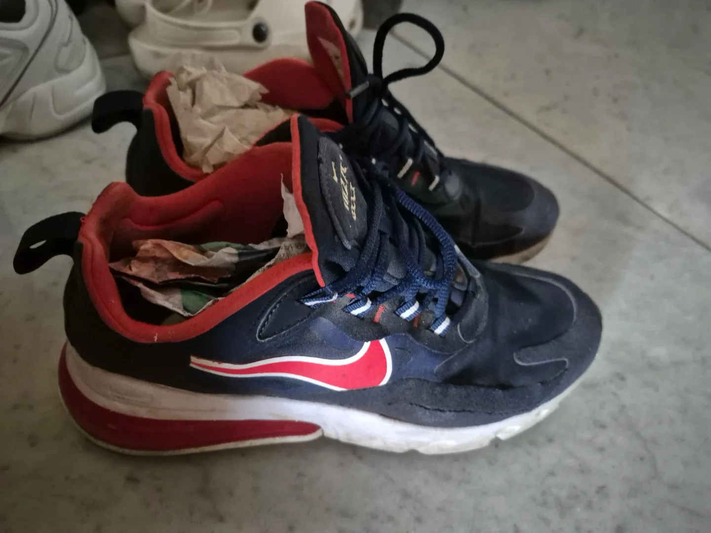 나이키 에어맥스 250 리액트 남색 운동화