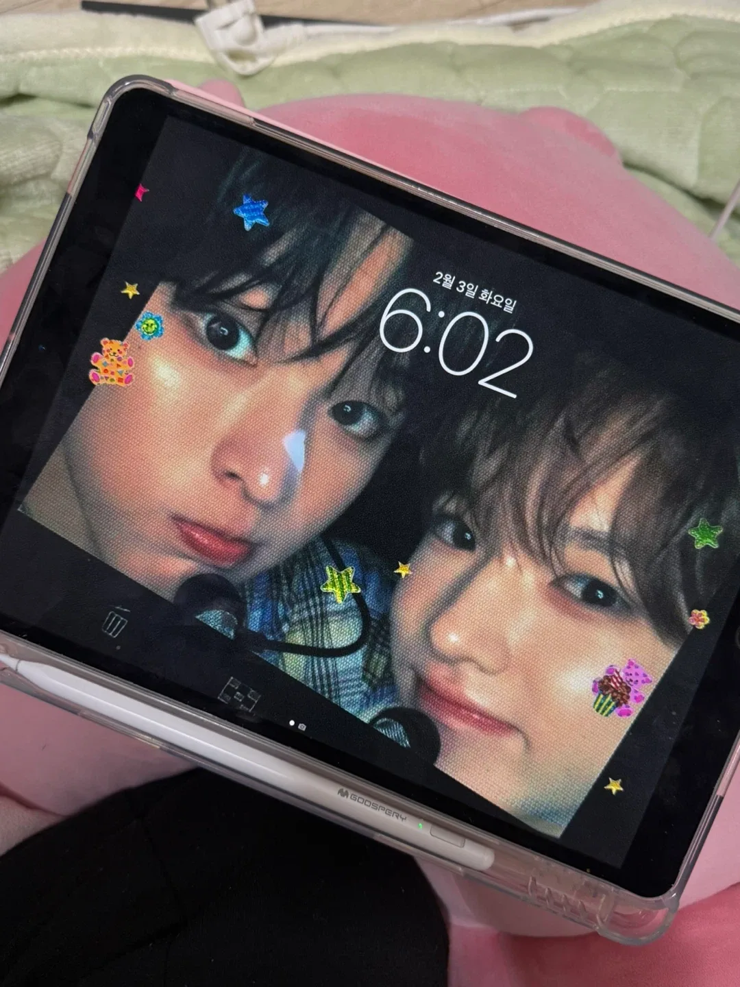 아이패드 에어 3세대 + 짭펜슬 + 케이스